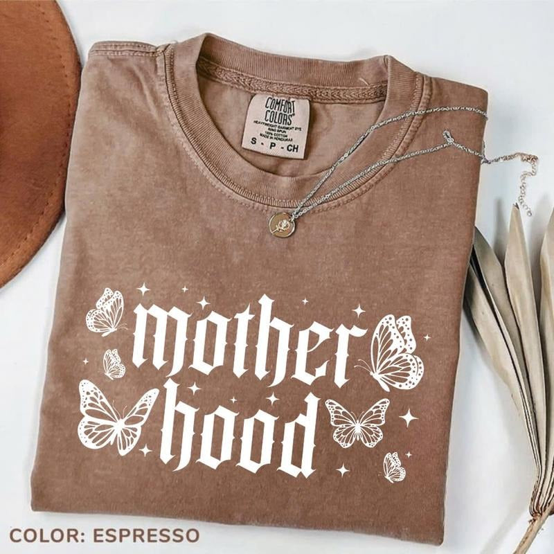 Comfort Colors Mother Hood Checkered Mama Retro - Adult & Kids T-Shirts, Sweatshirts & Hoodies apparel design preview 1