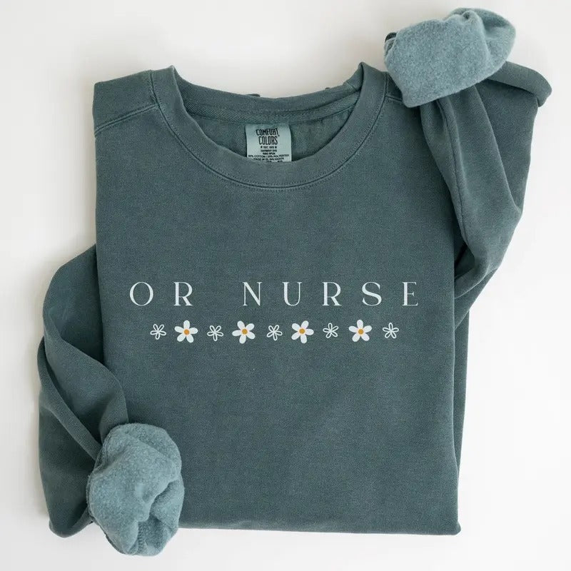 Comfort Colors Nurse Operating Room Cotton Fleece - Adult & Kids T-Shirts, Sweatshirts & Hoodies apparel design preview 1