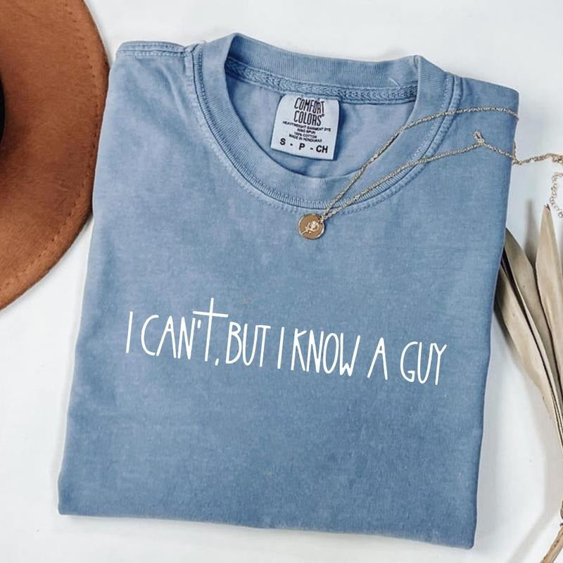 Comfort Colors Popular Religious I Can'T But Know Guy - Adult & Kids T-Shirts, Sweatshirts & Hoodies apparel design preview 1