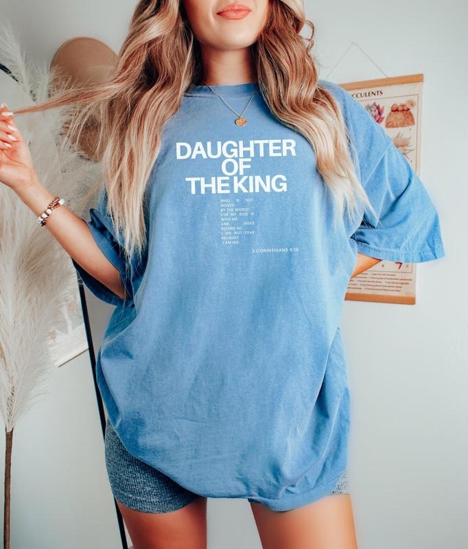 Comfort Colors Religious Child God Daughter King - Adult & Kids T-Shirts, Sweatshirts & Hoodies apparel design preview 1