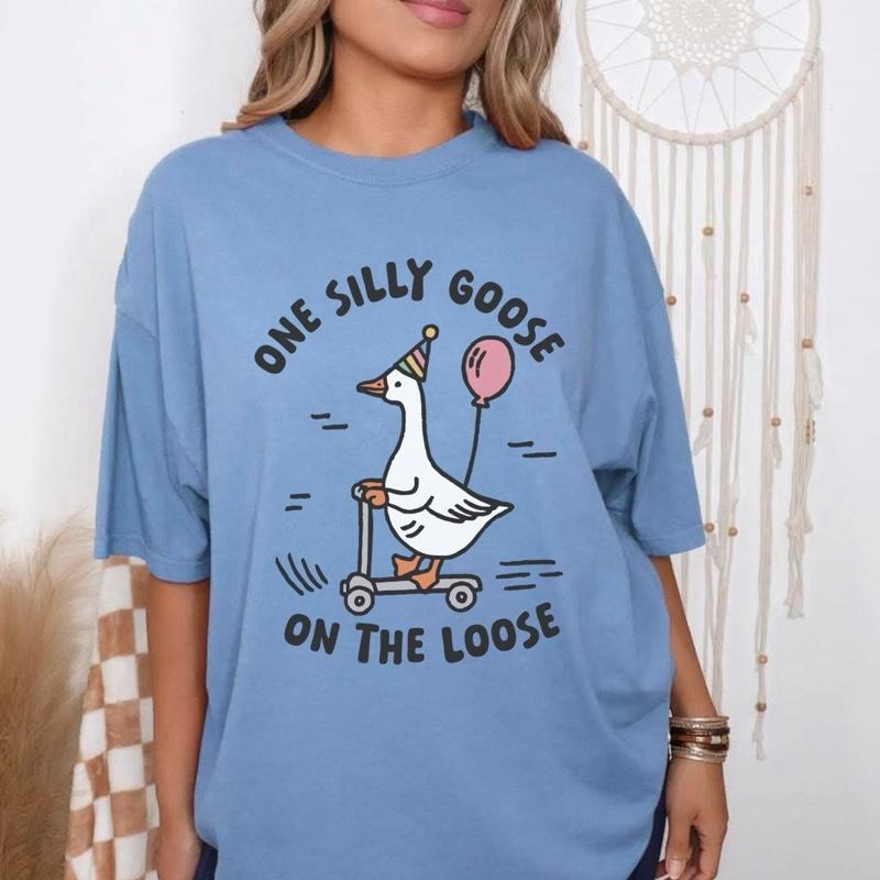 Comfort Colors Silly Goose Short Sleeve Casual Cotton - Adult & Kids T-Shirts, Sweatshirts & Hoodies apparel design preview 1