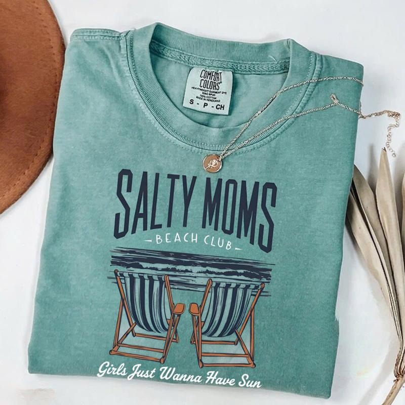 Comfort Colors Beach Club Summer Retro Girl Funny - Adult & Kids T-Shirts, Sweatshirts & Hoodies apparel design preview 1