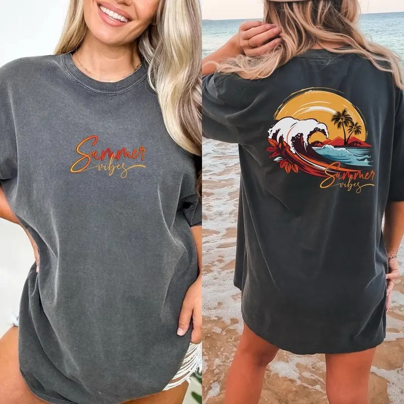 Comfort Colors Summer Short Sleeve Casual Cotton - Adult & Kids T-Shirts, Sweatshirts & Hoodies apparel design preview 1
