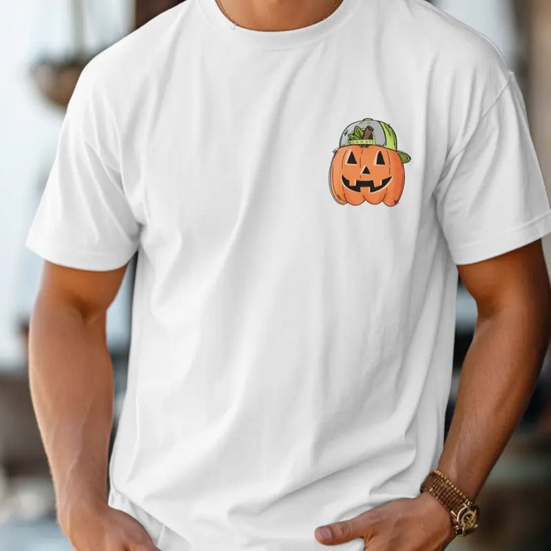 Comfort Colors Pumpkin Head Pocket Short Sleeve - Adult & Kids T-Shirts, Sweatshirts & Hoodies apparel design preview 1