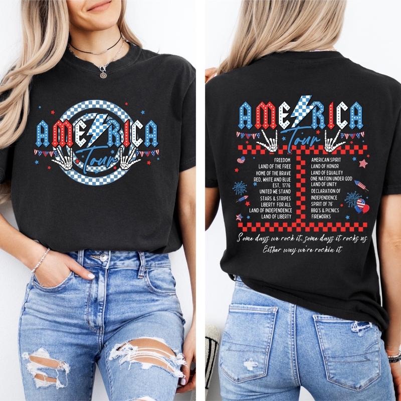 Comfort Colors American Tour Short Sleeve Casual - Adult & Kids T-Shirts, Sweatshirts & Hoodies apparel design preview 1