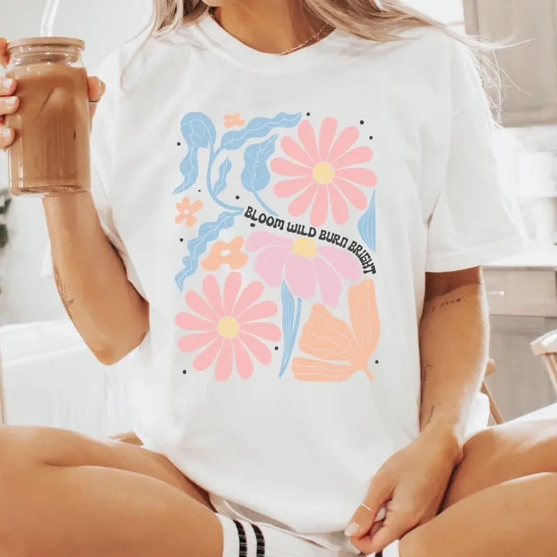 Comfort Colors Bloom Wild Short Sleeves Casual Cotton - Adult & Kids T-Shirts, Sweatshirts & Hoodies apparel design preview 1