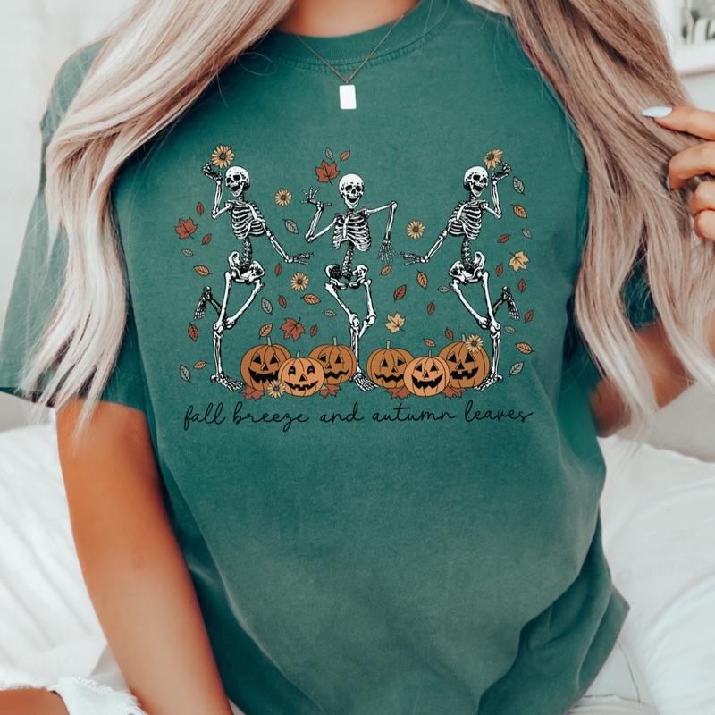 Comfort Colors Fall Breeze Autumn Leaves Short Sleeve - Adult & Kids T-Shirts, Sweatshirts & Hoodies apparel design preview 1