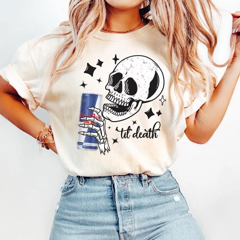 Comfort Colors Skeleton Til Death Short Sleeve Casual - Adult & Kids T-Shirts, Sweatshirts & Hoodies apparel design preview 1