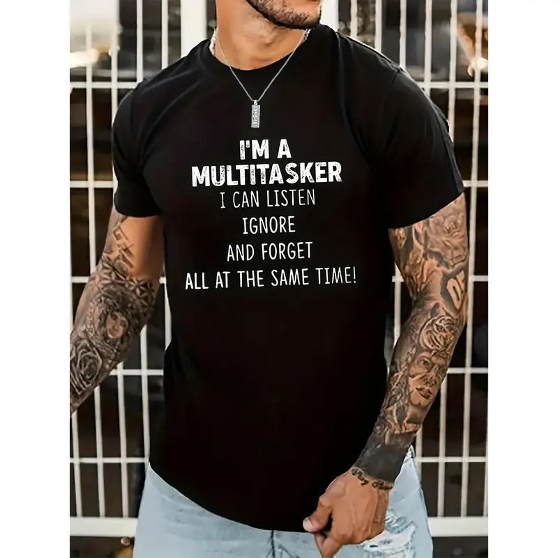 Comfortable Short Sleeves Round Neck I'M MULTITASKER - Adult & Kids T-Shirts, Sweatshirts & Hoodies apparel design preview 1