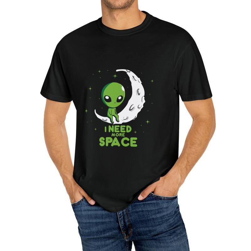 Comfy Alien Pattern Cotton Casual Stretch Round Neck - Adult & Kids T-Shirts, Sweatshirts & Hoodies apparel design preview 1