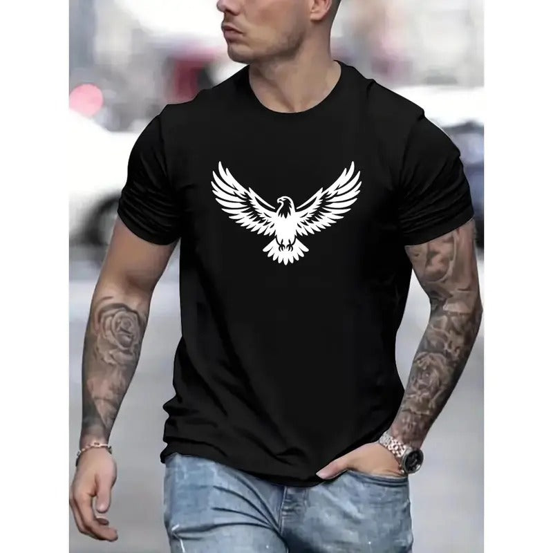 Comfy Stretchy Eagle Short Sleeve Casual Daily Summer - Adult & Kids T-Shirts, Sweatshirts & Hoodies apparel design preview 1