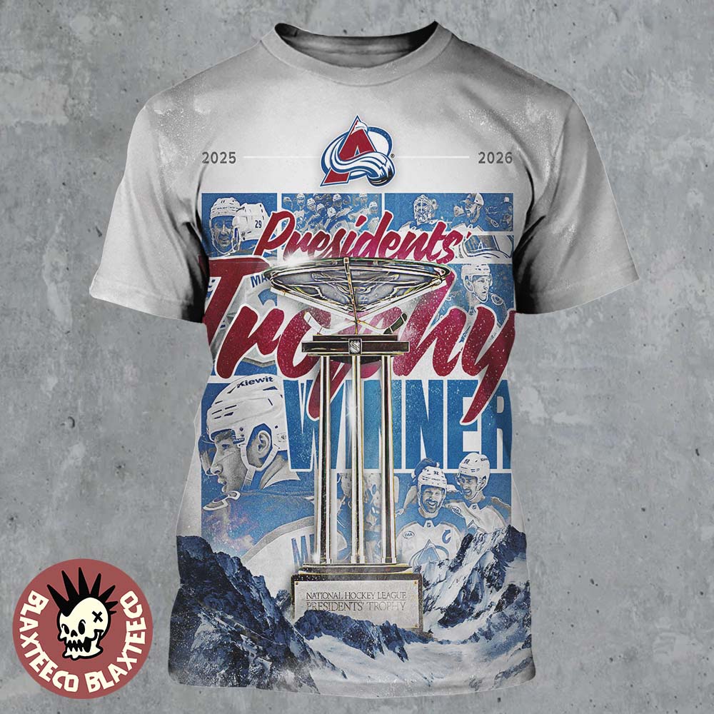Congrats Colorado Avalanche Claims The NHL 2026 - Adult & Kids T-Shirts, Sweatshirts & Hoodies apparel design preview 1