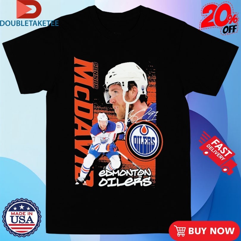 Connor McDavid Edmonton Oilers Playmaker NHL - Adult & Kids T-Shirts, Sweatshirts & Hoodies apparel design preview 1
