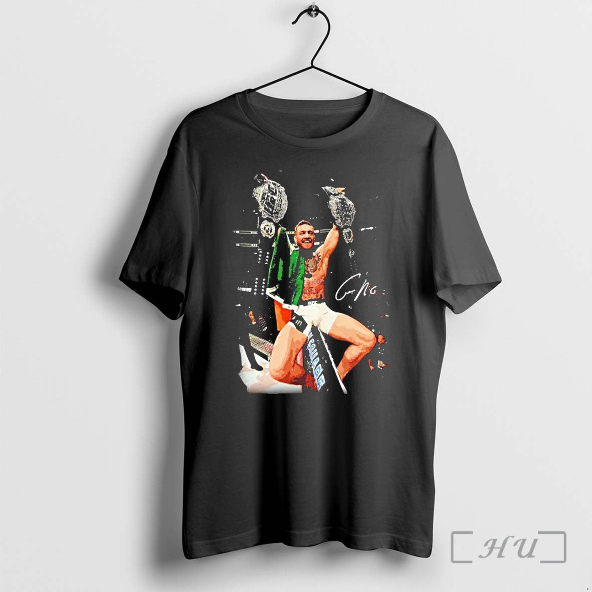 Conor Mcgregor Ufc Champion Double Belt Sweater Jpg - Adult & Kids T-Shirts, Sweatshirts & Hoodies apparel design preview 1