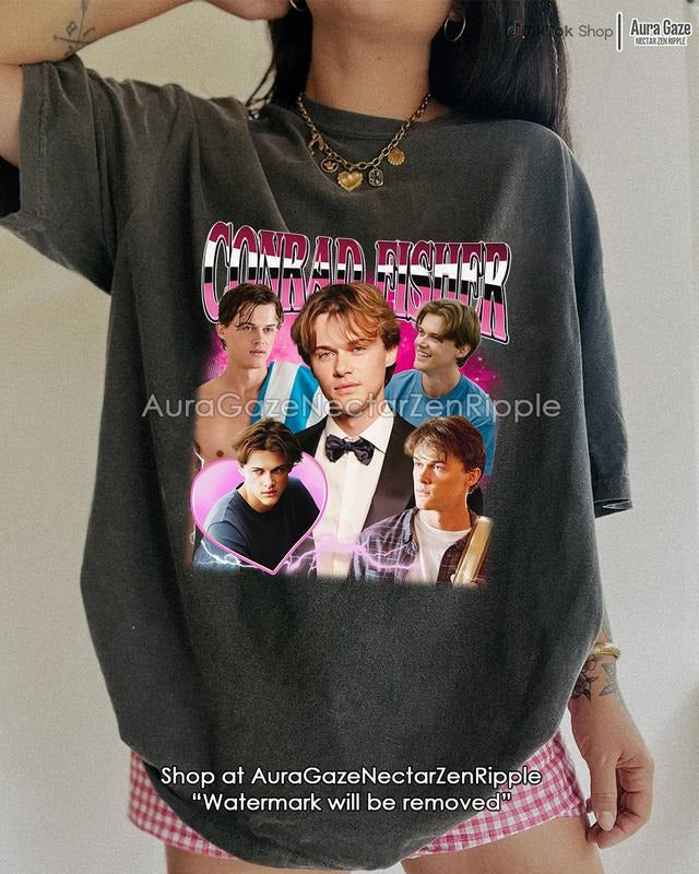 Conrad Fisher Comfort Colors Fan Team Summer I Turned - Adult & Kids T-Shirts, Sweatshirts & Hoodies apparel design preview 1