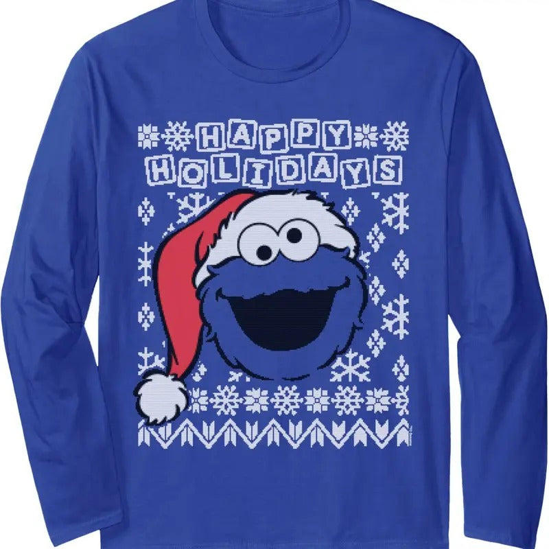 Cookie Monster Ugly - Adult & Kids T-Shirts, Sweatshirts & Hoodies apparel design preview 1