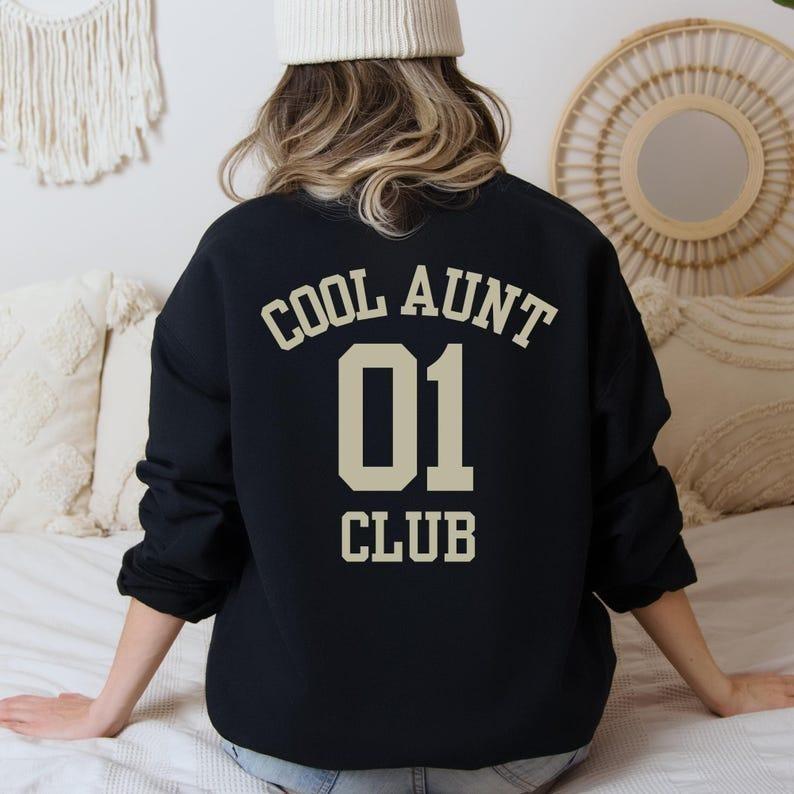 Cool Aunt Club Auntie Future Aunts - Adult & Kids T-Shirts, Sweatshirts & Hoodies apparel design preview 1