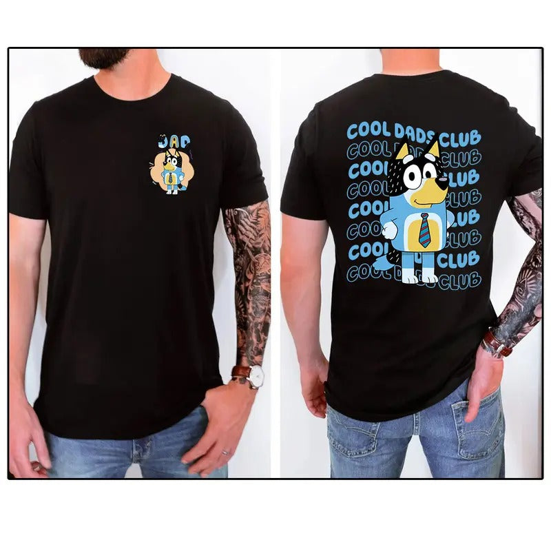 Cool Dads Club Blue Bandit Dad - Adult & Kids T-Shirts, Sweatshirts & Hoodies apparel design preview 1