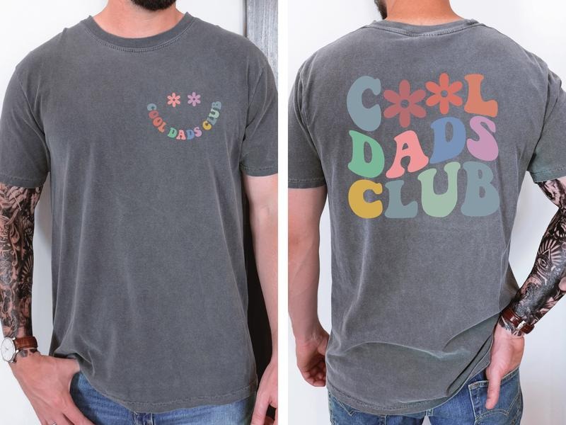 Cool Dads Club Dad Funny Cute Best Him - Adult & Kids T-Shirts, Sweatshirts & Hoodies apparel design preview 1