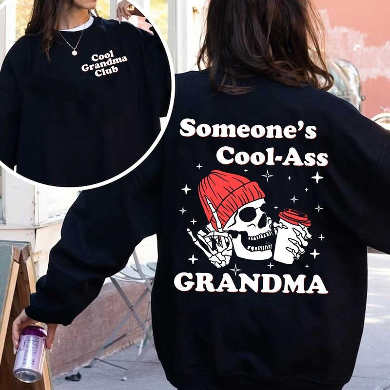 Cool Grandmas Club Best Grandma Nana Grandkids - Adult & Kids T-Shirts, Sweatshirts & Hoodies apparel design preview 1