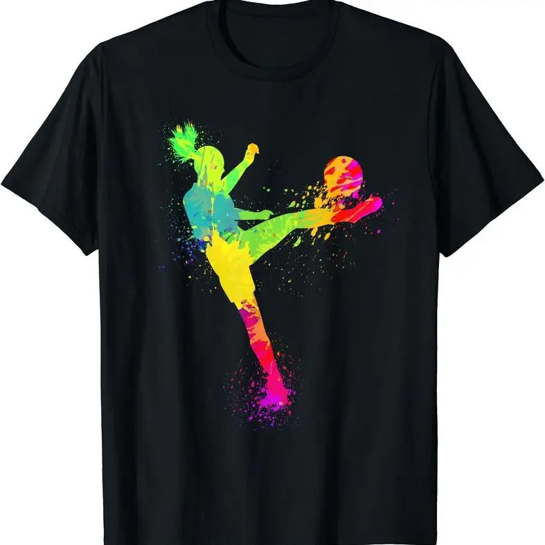 Cool Soccer Player Sport Lover Casual Round Neck - Adult & Kids T-Shirts, Sweatshirts & Hoodies apparel design preview 1