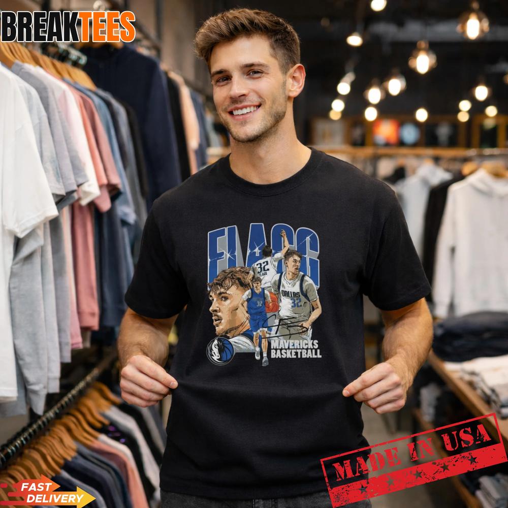 Cooper Flagg Dallas Basketball Vintage Collage - Adult & Kids T-Shirts, Sweatshirts & Hoodies apparel design preview 1