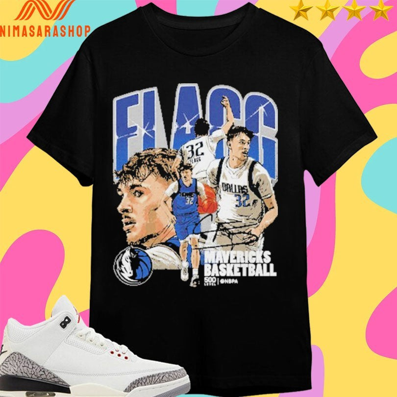 Cooper Flagg Dallas Mavericks Basketball Collage - Adult & Kids T-Shirts, Sweatshirts & Hoodies apparel design preview 1
