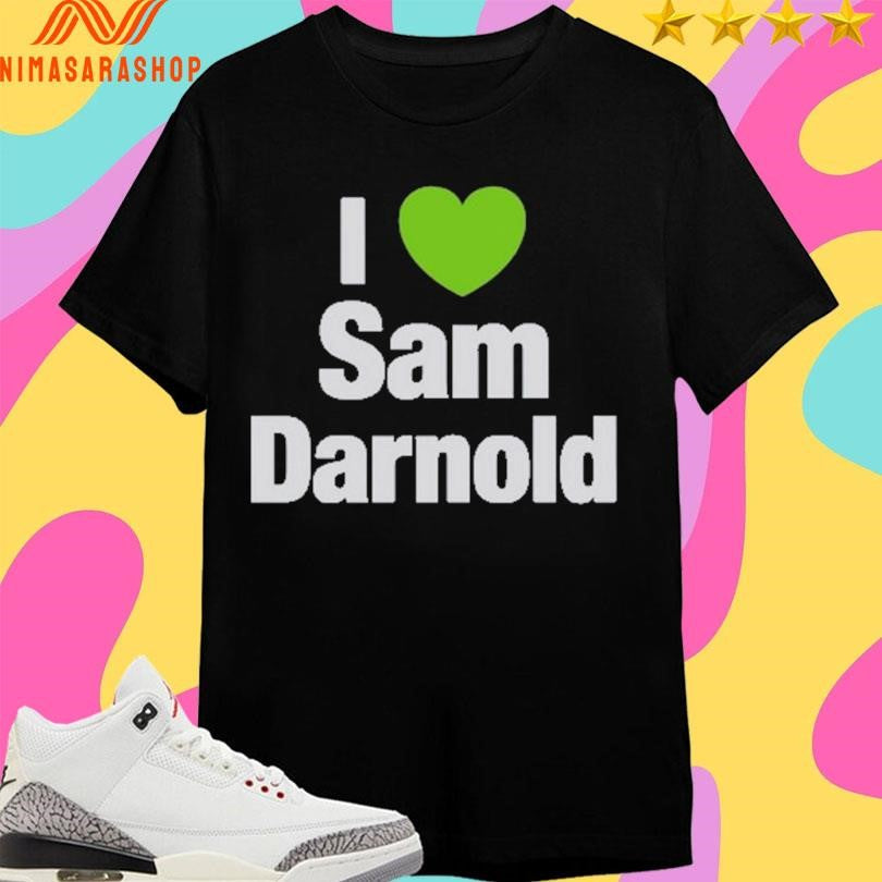 Cooper Kupp I Heart Sam Darnold - Adult & Kids T-Shirts, Sweatshirts & Hoodies apparel design preview 1