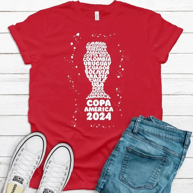 Copa America 2024 - Adult & Kids T-Shirts, Sweatshirts & Hoodies apparel design preview 1