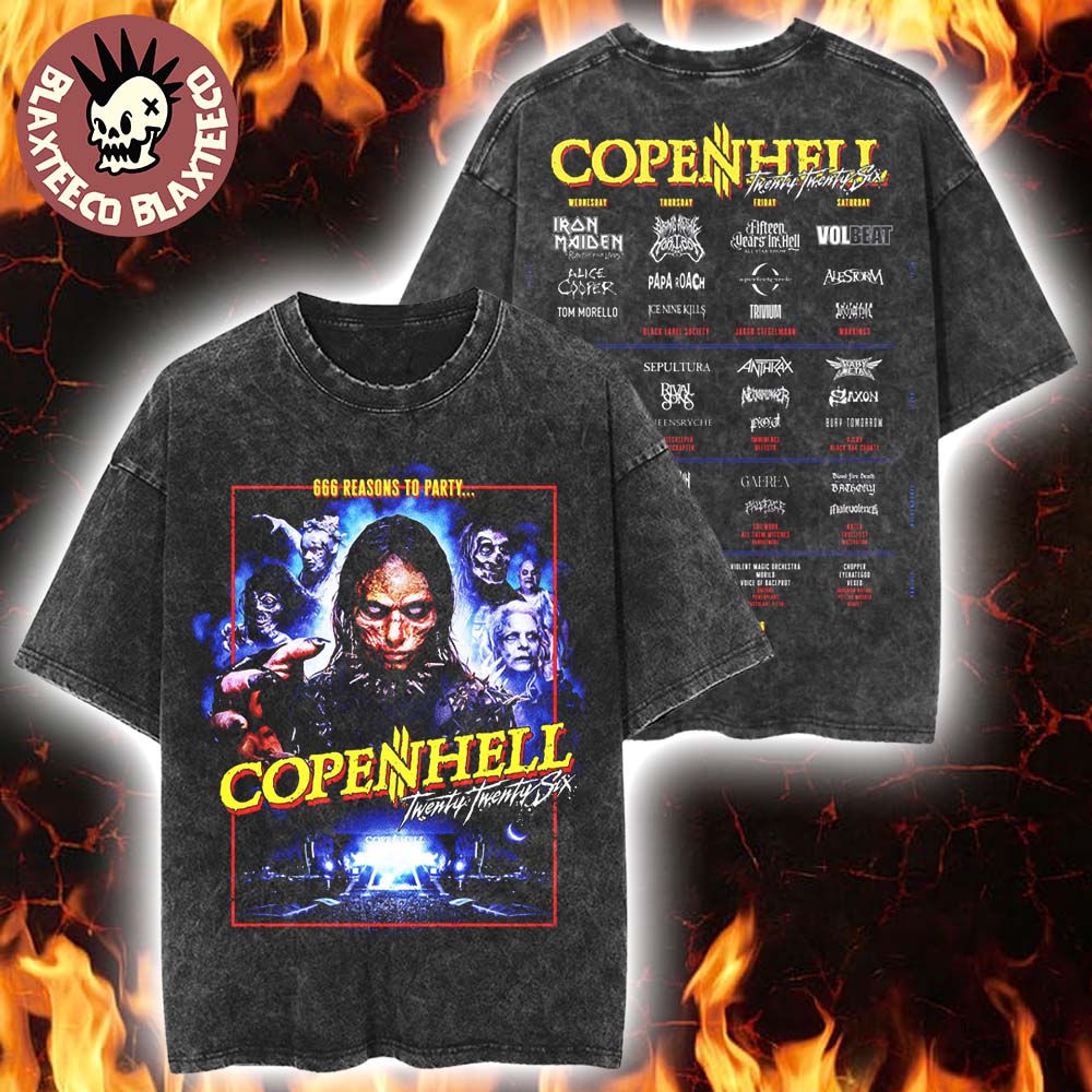 Copenhell Festival 2026 Merch Copenhagen Denmark From - Adult & Kids T-Shirts, Sweatshirts & Hoodies apparel design preview 1