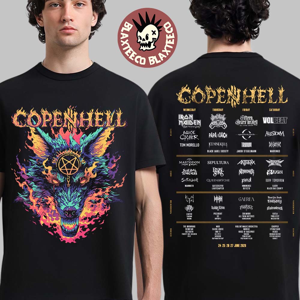 Copenhell Festival 2026 Merch Copenhagen Denmark From - Adult & Kids T-Shirts, Sweatshirts & Hoodies apparel design preview 1