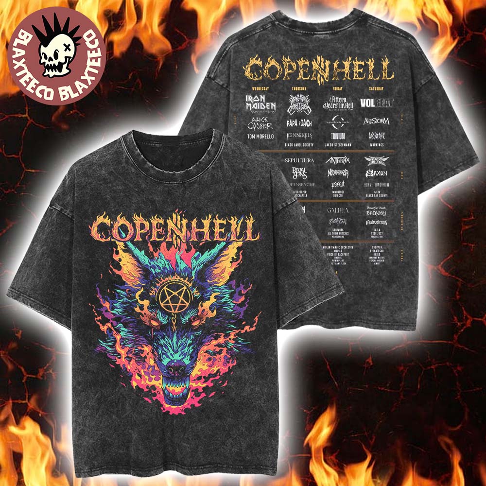 Copenhell Festival 2026 Merch Copenhagen Denmark From - Adult & Kids T-Shirts, Sweatshirts & Hoodies apparel design preview 1