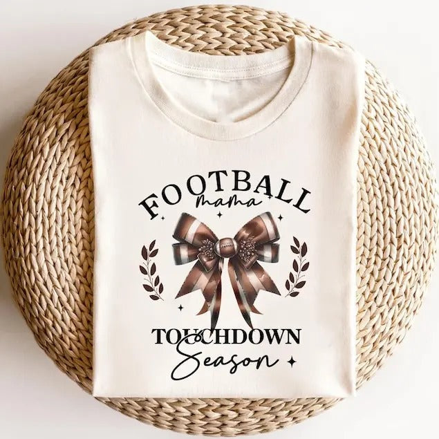 Coquette Bow Football Gameday Lovers - Adult & Kids T-Shirts, Sweatshirts & Hoodies apparel design preview 1