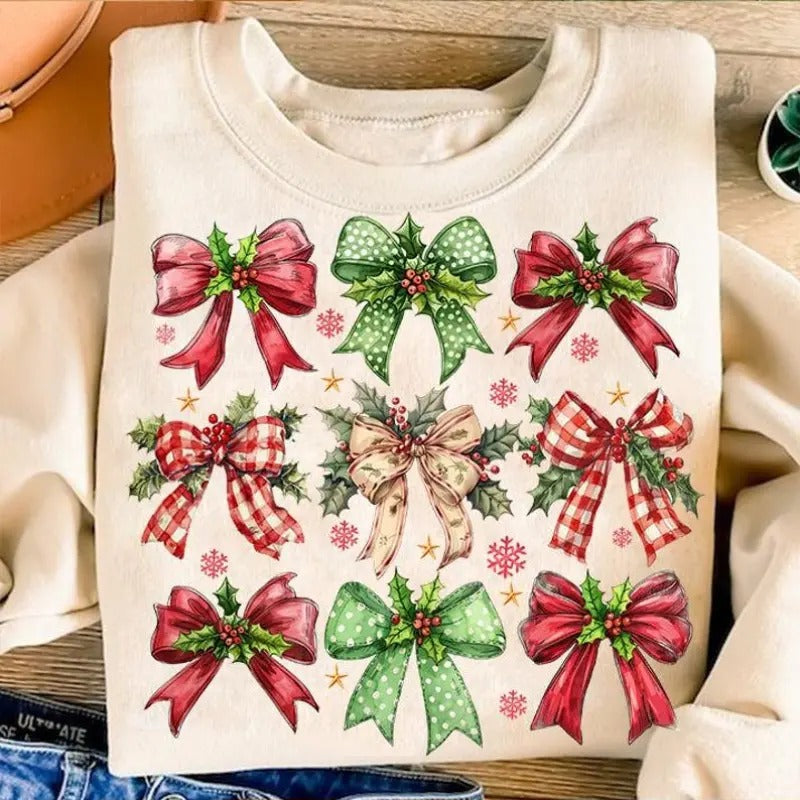 Coquette Merry Trending Retro Holidays Girly - Adult & Kids T-Shirts, Sweatshirts & Hoodies apparel design preview 1