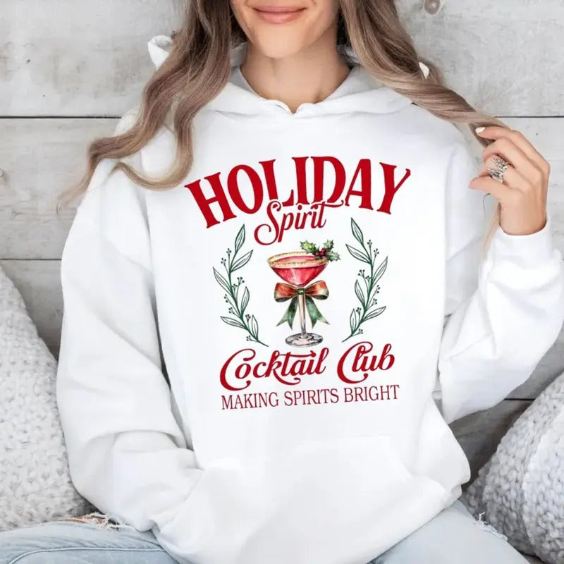 Coquette Spirit Cocktail Club Vintage Social Mama - Adult & Kids T-Shirts, Sweatshirts & Hoodies apparel design preview 1