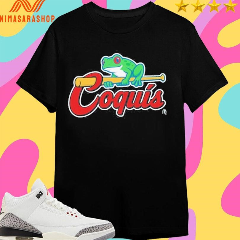 Coquís Frog Baseball - Adult & Kids T-Shirts, Sweatshirts & Hoodies apparel design preview 1