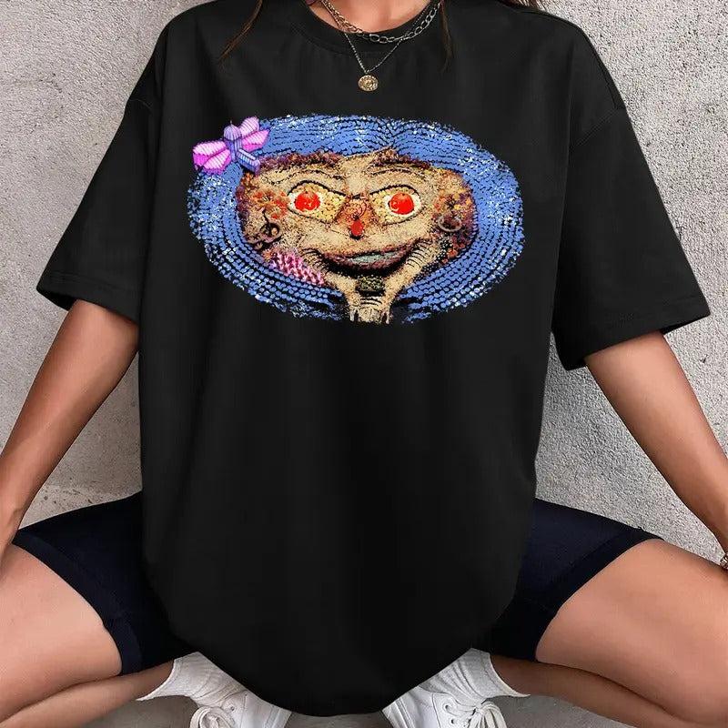 Coraline Garden Face Scary Horror Movies Character - Adult & Kids T-Shirts, Sweatshirts & Hoodies apparel design preview 1
