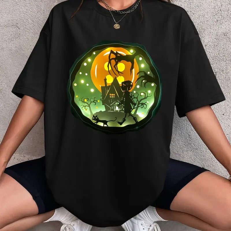 Coraline Moon Button Horror Movies Character - Adult & Kids T-Shirts, Sweatshirts & Hoodies apparel design preview 1