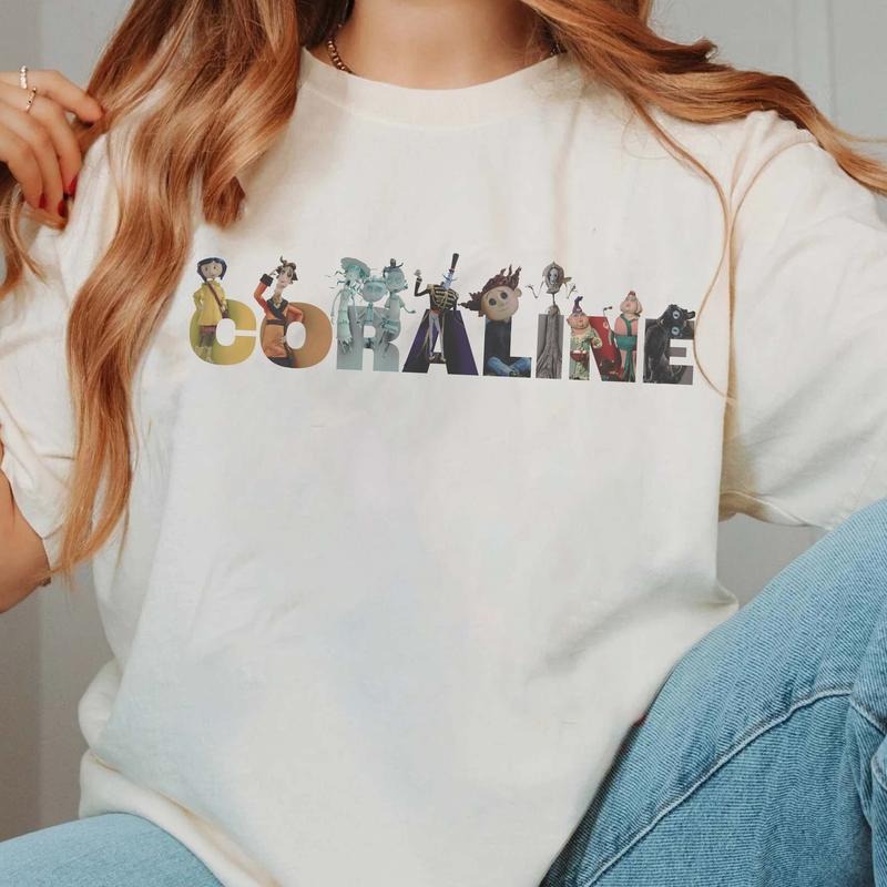 Coraline Movies - Adult & Kids T-Shirts, Sweatshirts & Hoodies apparel design preview 1