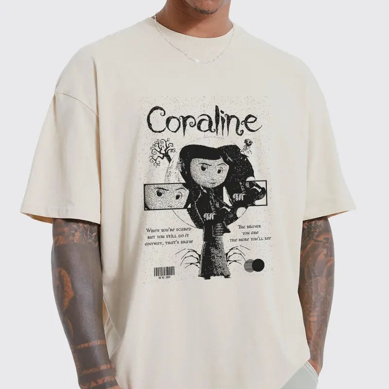 Coraline Movies Bobinsky Horror Hallowen - Adult & Kids T-Shirts, Sweatshirts & Hoodies apparel design preview 1