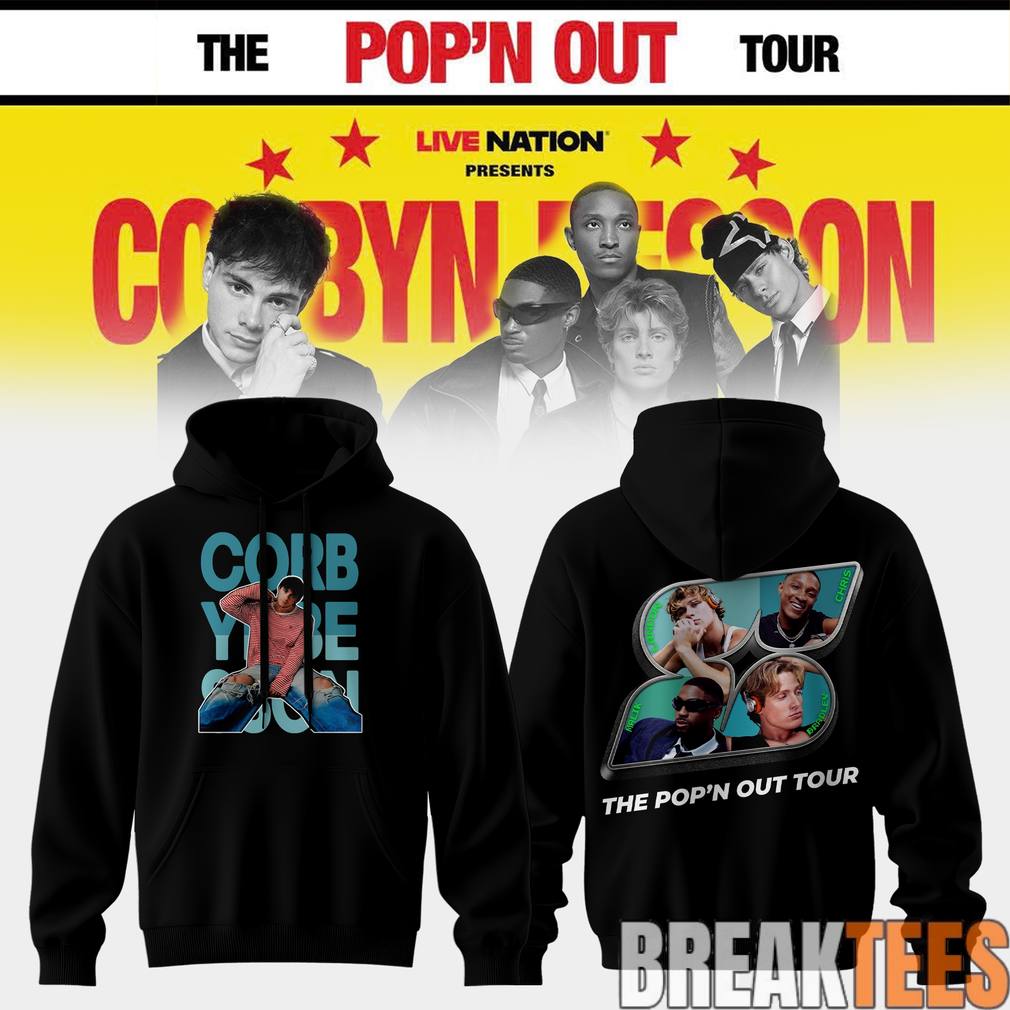Corbyn Besson x Soulidified The Pop'n Out Tour 2026 - Adult & Kids T-Shirts, Sweatshirts & Hoodies apparel design preview 1