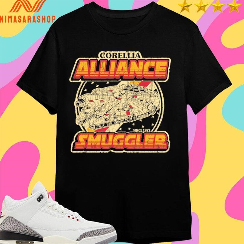 Corellia Alliance Smuggler Since 1977 - Adult & Kids T-Shirts, Sweatshirts & Hoodies apparel design preview 1