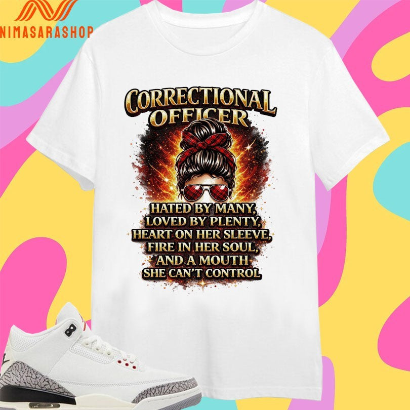 Correctional Officer Hated By Many Loved Plenty Heart - Adult & Kids T-Shirts, Sweatshirts & Hoodies apparel design preview 1