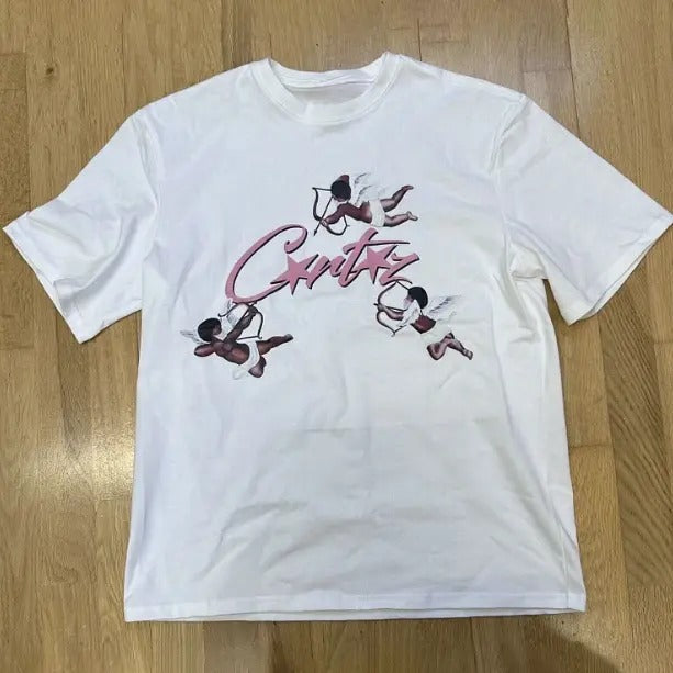 Corteiz White Cupid Allstars Cotton Short Sleeve Y2k - Adult & Kids T-Shirts, Sweatshirts & Hoodies apparel design preview 1