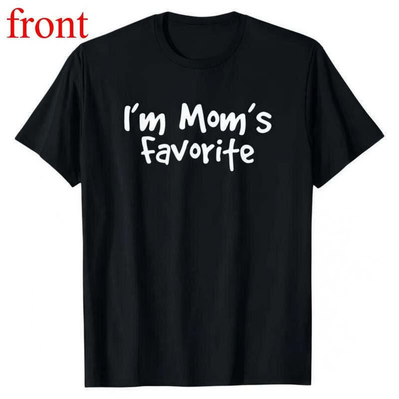 Cotton Funny Moms Favorite Son Daughter I'M Black - Adult & Kids T-Shirts, Sweatshirts & Hoodies apparel design preview 1