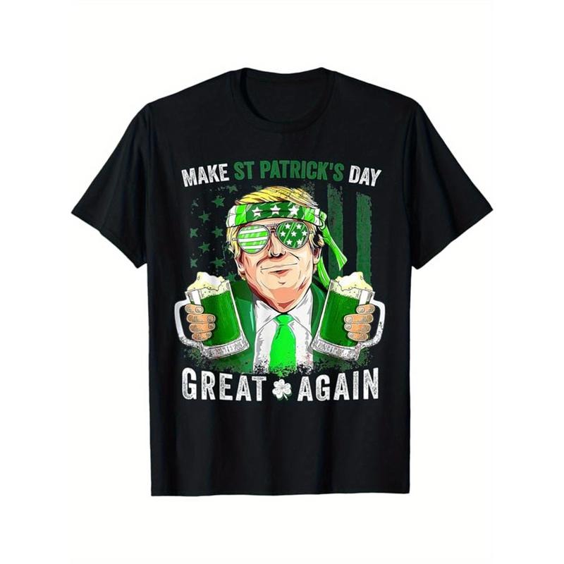 [Cotton St. Patrick'S Day Print Casual Short Sleeve - Adult & Kids T-Shirts, Sweatshirts & Hoodies apparel design preview 1