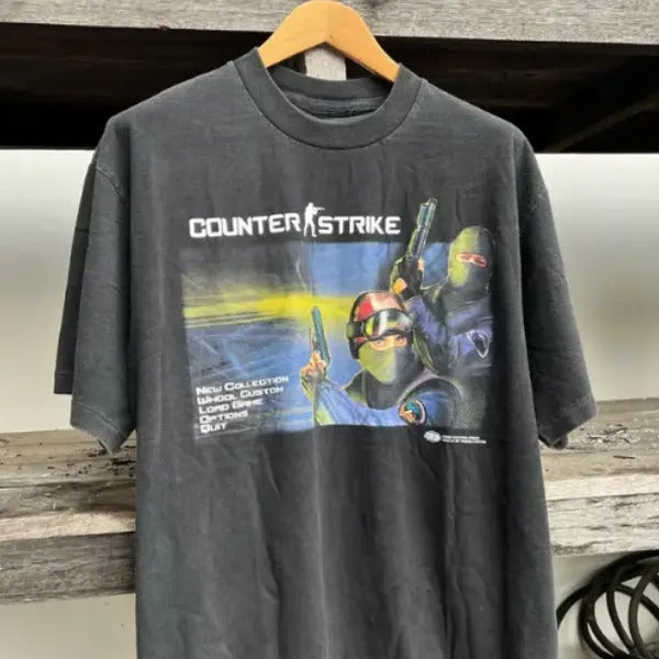 Counter Strike Vintage Y2k Gaming Menswear Top - Adult & Kids T-Shirts, Sweatshirts & Hoodies apparel design preview 1