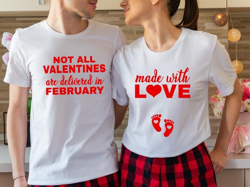 Couples Pregnancy Announcement New Mom Funny Baby - Adult & Kids T-Shirts, Sweatshirts & Hoodies apparel design preview 1