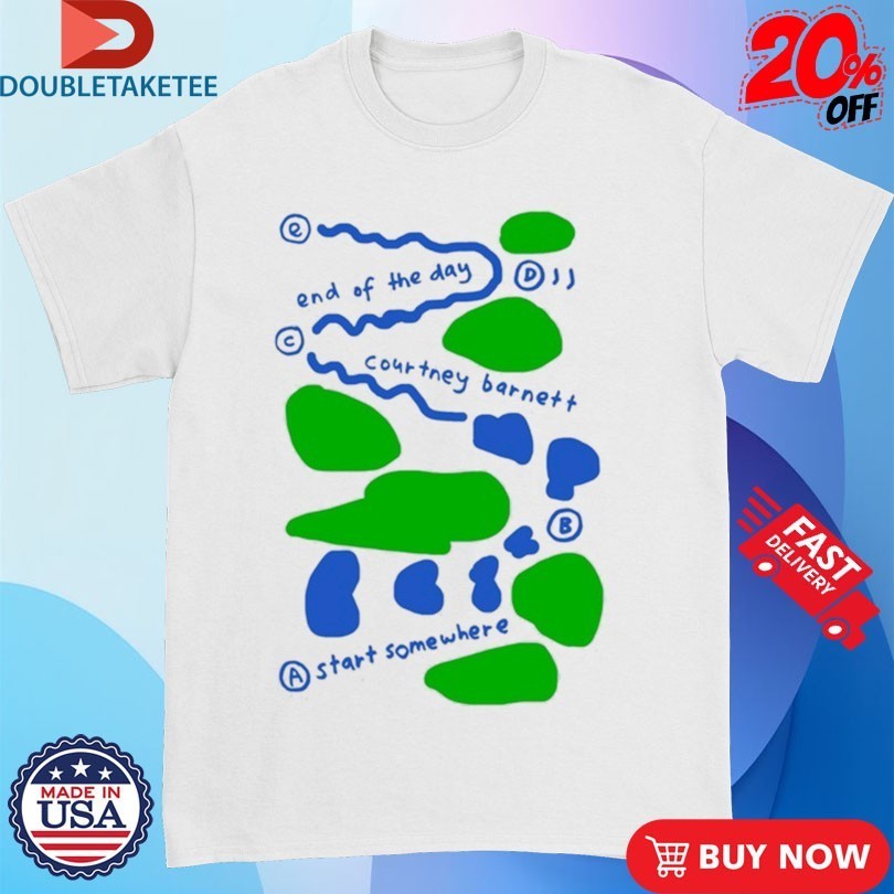 Courtney Barnett End Of The Day Start Somewhere - Adult & Kids T-Shirts, Sweatshirts & Hoodies apparel design preview 1