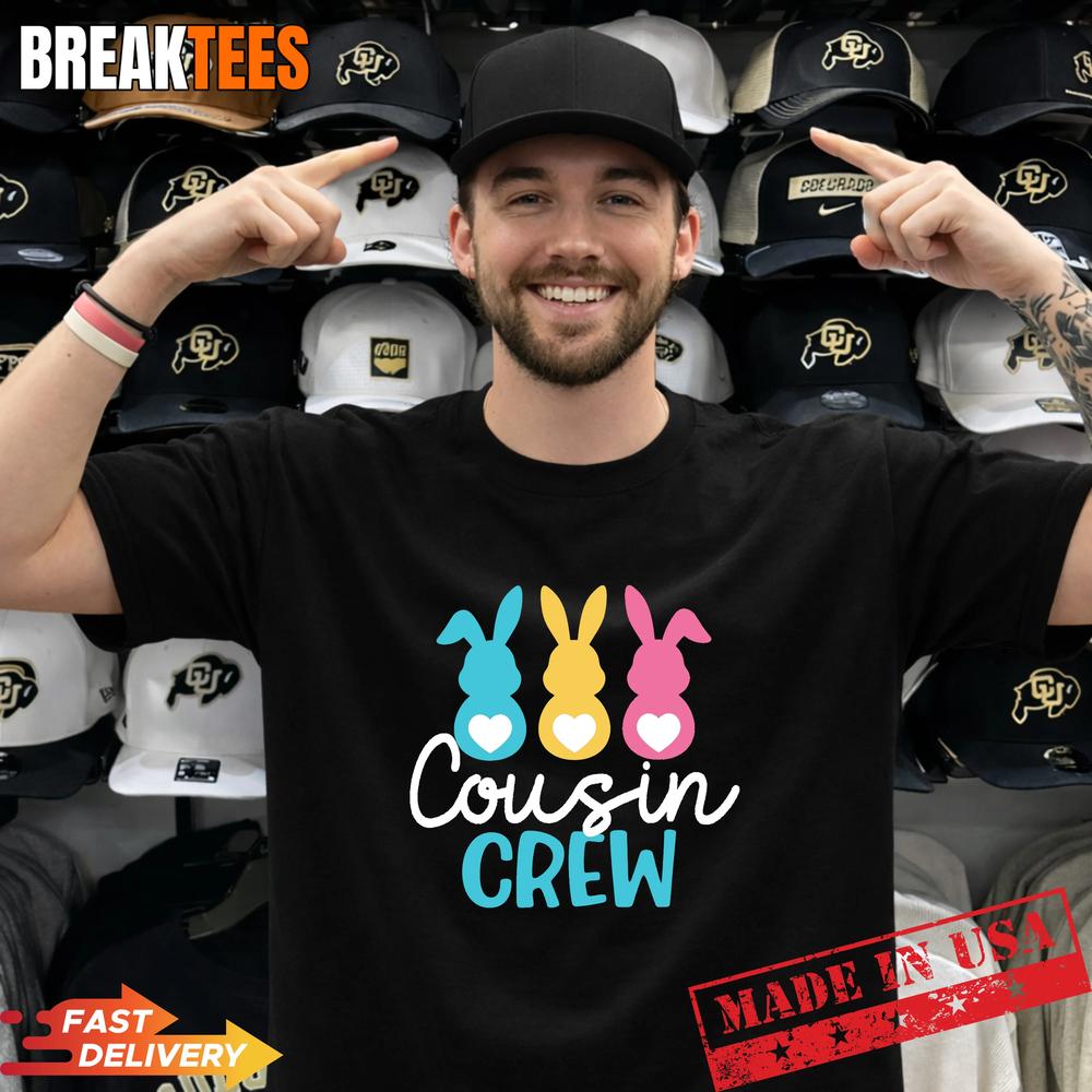 Cousin Crew Easter - Adult & Kids T-Shirts, Sweatshirts & Hoodies apparel design preview 1